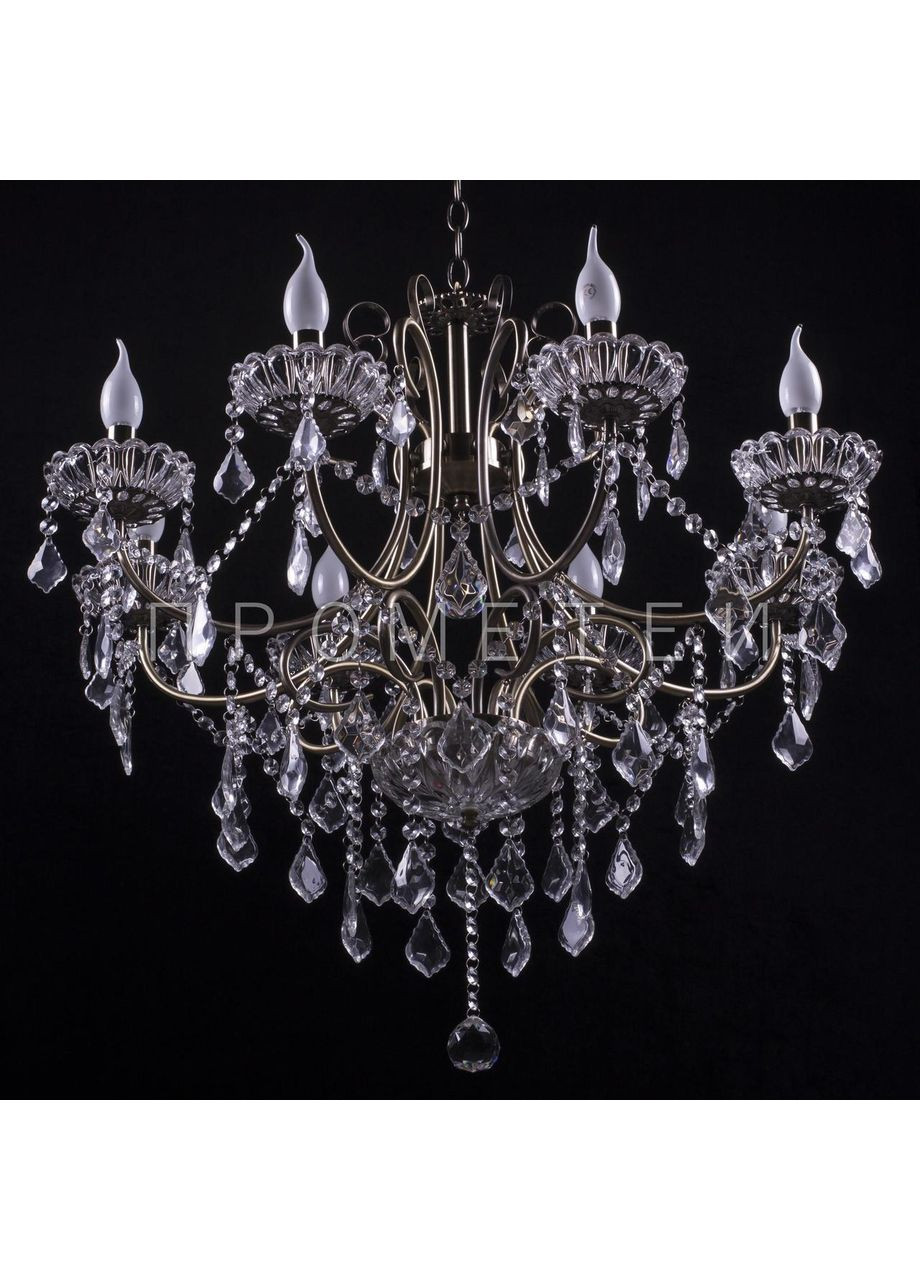 Класична люстра "свічка" на 8 лампочок. N1977/8/AB No Brand (352229986)