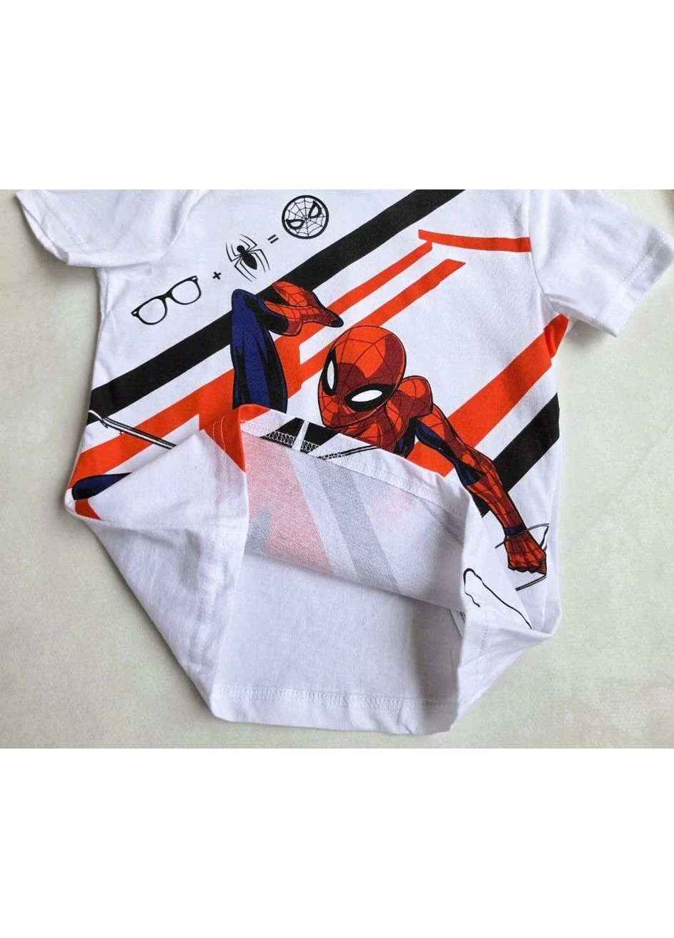 Белая всесезон детская пижама летняя для мальчиков Spider-man Піжама