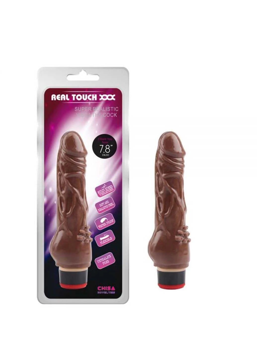 Вібратор 7.8 Vibe Cock Chisa (305571195)