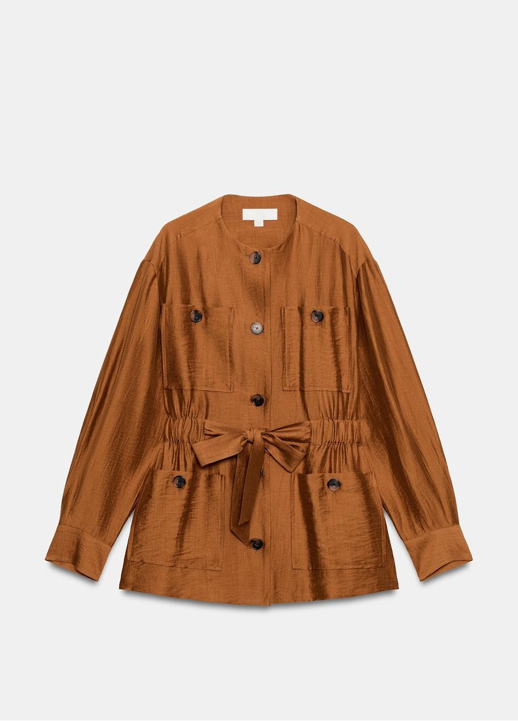 Оранжевая летняя куртка Zara