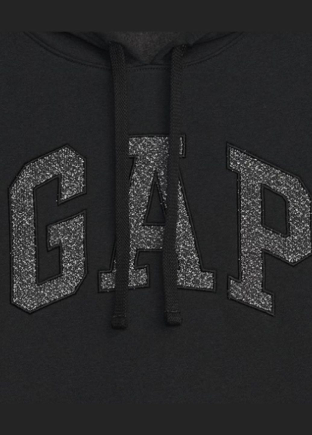 Худи женский на флисе с блестящим лого, S Gap (280827826)