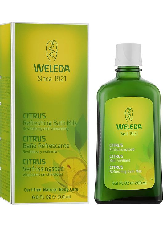 Цитрусове молочко для ванни Citrus Refreshing Bath Milk 200ml (758741-65326) Weleda (368633861)