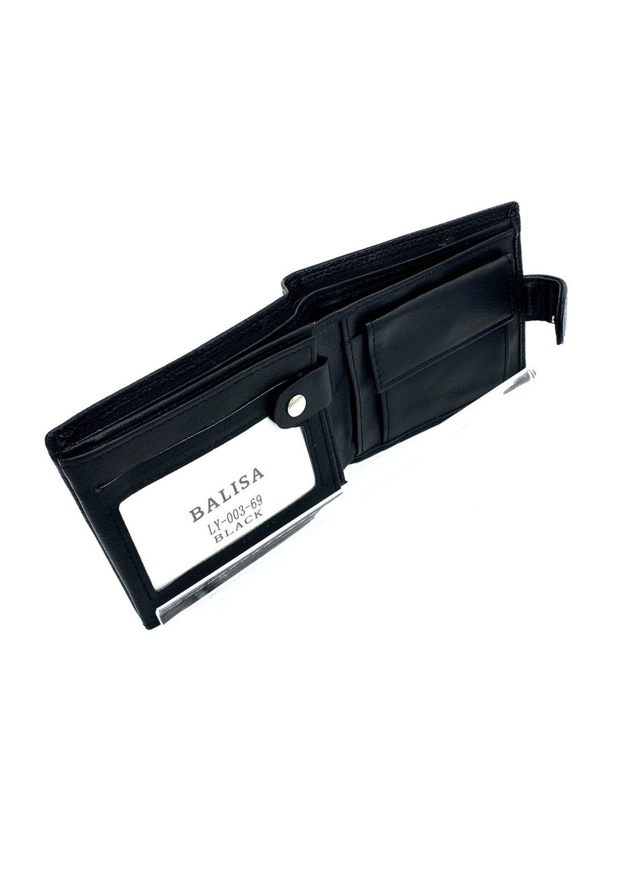 Чоловіче портмоне з еко-шкіри LY-003-69 чорне 12.5 х 10 х 2 5 Balisa (367263773)
