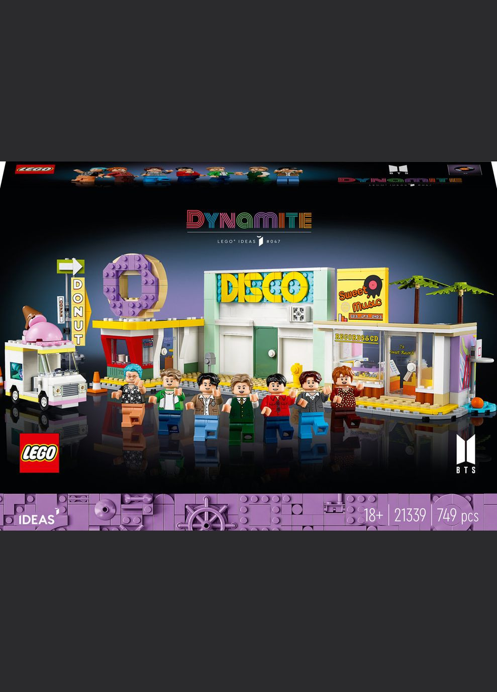 Ideas BTS Dynamite 749 деталей (21339) Lego (304055367)