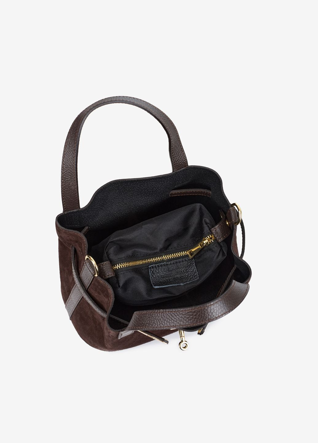 Сумка жіноча замшева тоут середня Tote Regina Notte (370705485)