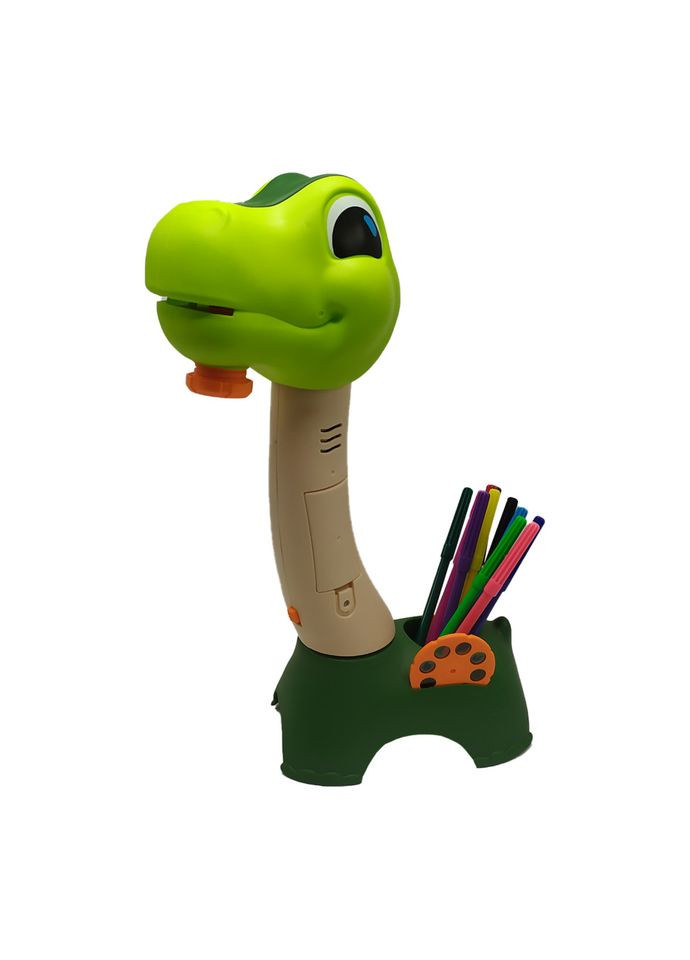 Проектор для рисования слайдовый 18 предметов для детей динозавр маркеры и блокнот для творчества Bambi (368759796)