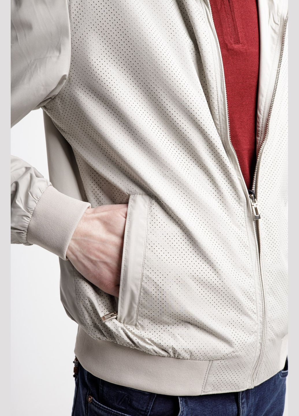 Бежевая демисезонная мужская куртка (, ), 26232 City Class