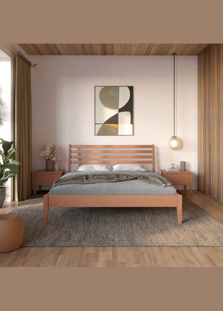 Двоспальне ліжко Челсі (RAL8025) 140х200 см (MBG-6078) Mebigrand (366084648)