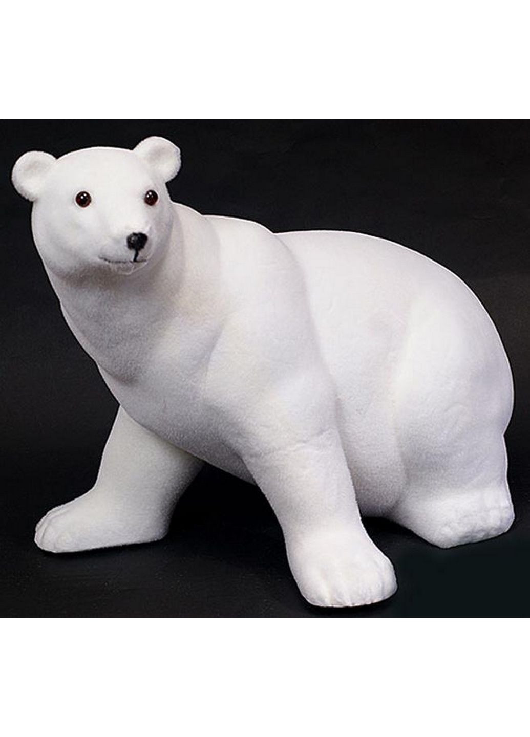 Новогодний декор "белый медведь" пластик Bona (282587930)