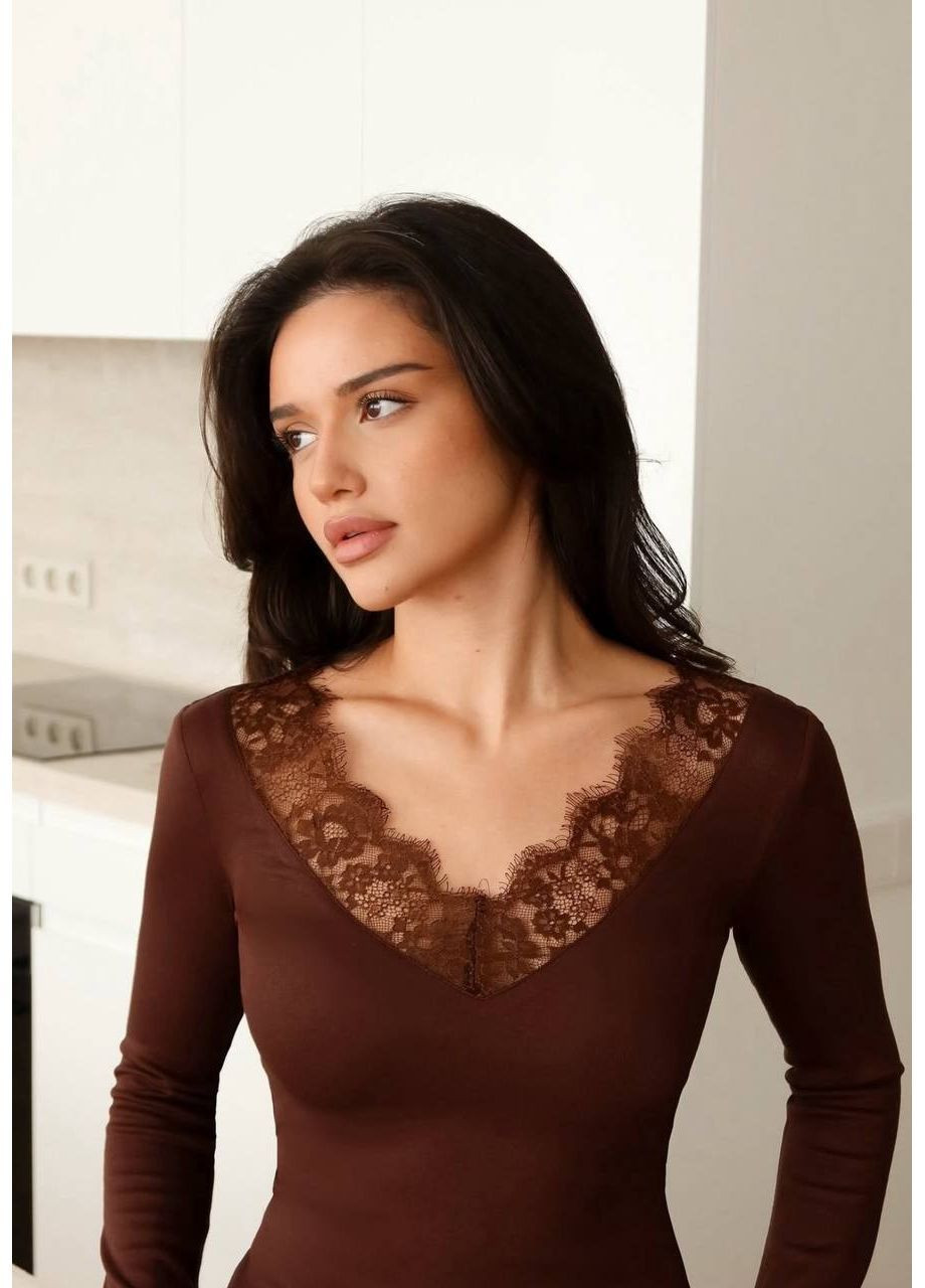 Віскозна кофтинка з мереживом Luna (370299460)