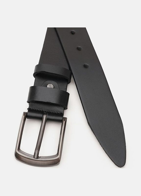 Мужской кожаный ремень V1125FX19-black Borsa Leather (359377347)