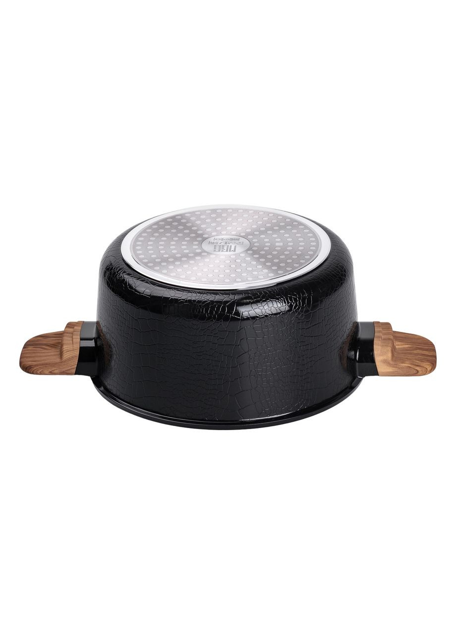 Каструля алюмінієва з антипригарним покриттям 3 л, чорний MGC (322771260)