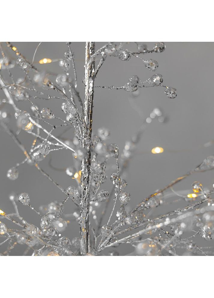 Декоративное дерево с подсветкой Серебренное сияние, 59 см ELISEY (368672107)