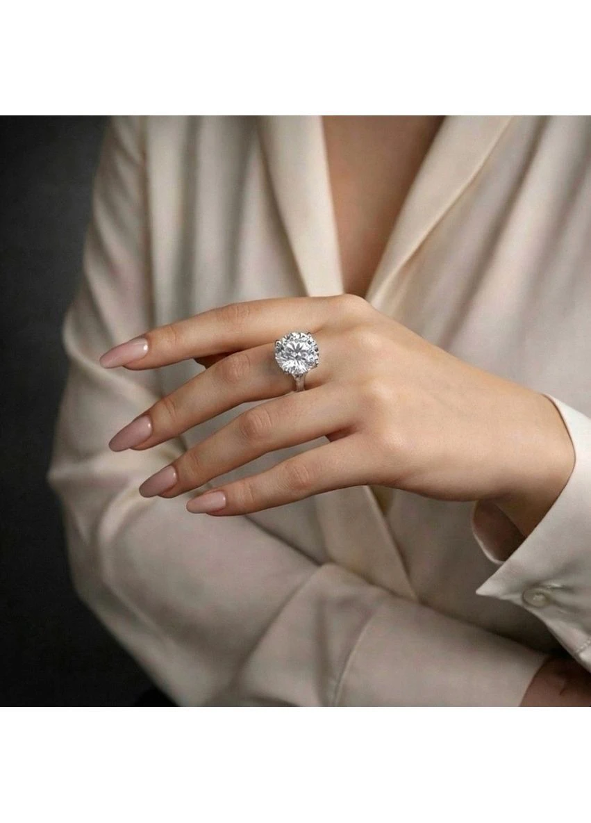 💍 Срібна каблучка з білим кубічним цирконієм— ніжність, яка зачаровує з першого погляду ✨ Family Jewelry House (356567817)