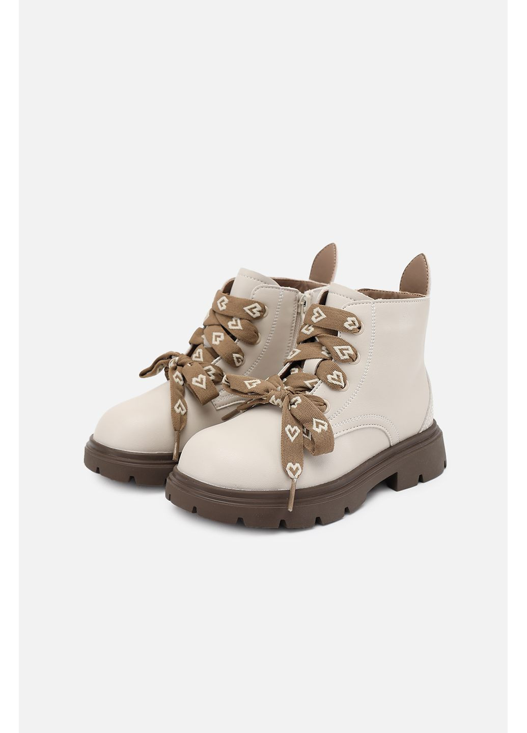 Черевики для дівчинки колір бежевий CB-00282606 Apawwa (348839404)