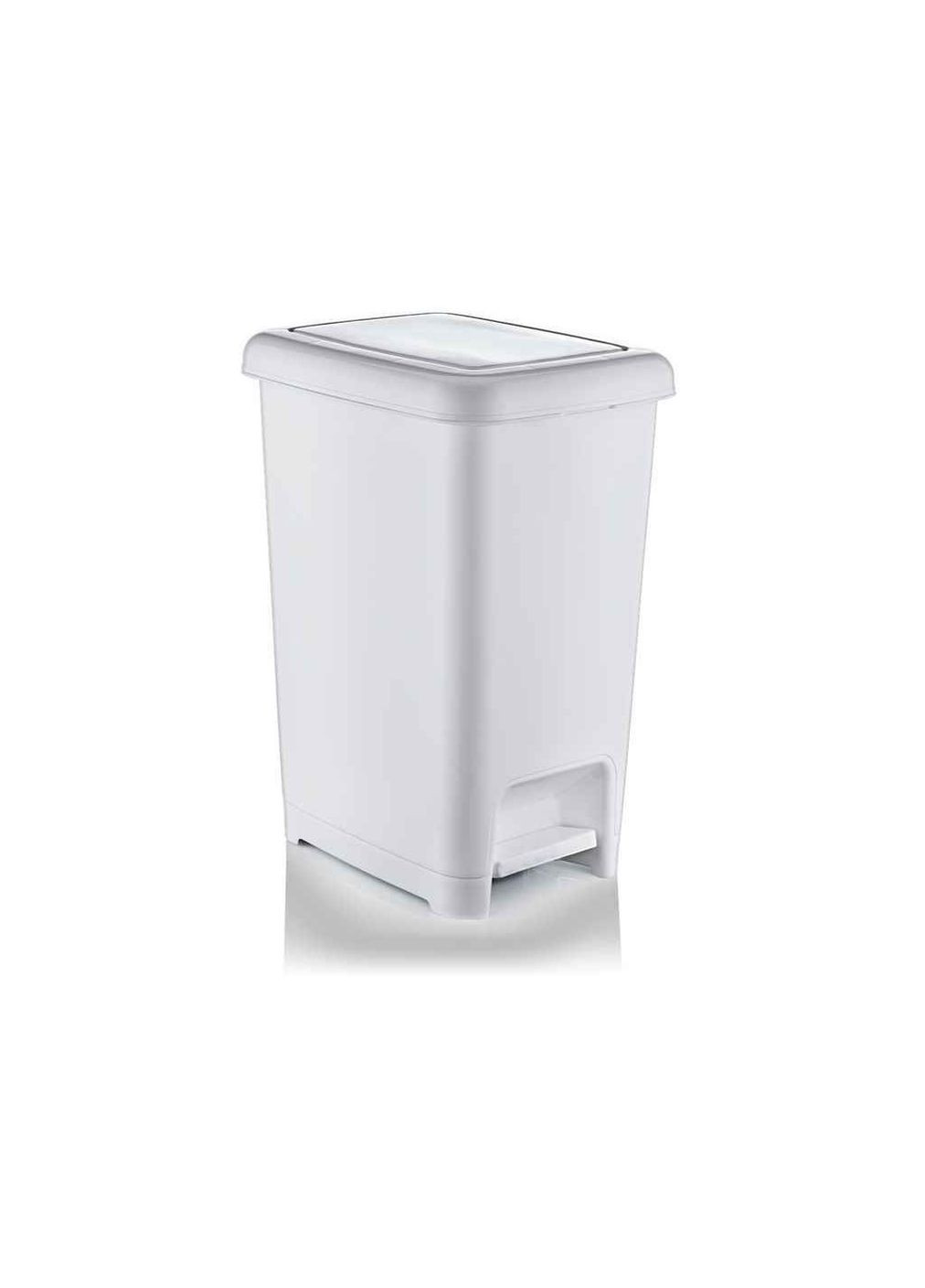 Мусорник с педалью 15л Slim прямоугольный 22,5x31x40см Dunya (364282836)