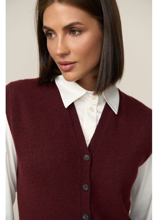 Жилет кашемир 2832 Серый Triko Bakh (368651206)