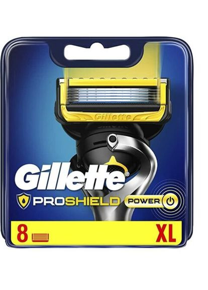 Змінні картриджі для бритви ProShield Power (8 шт) Gillette (278773556)