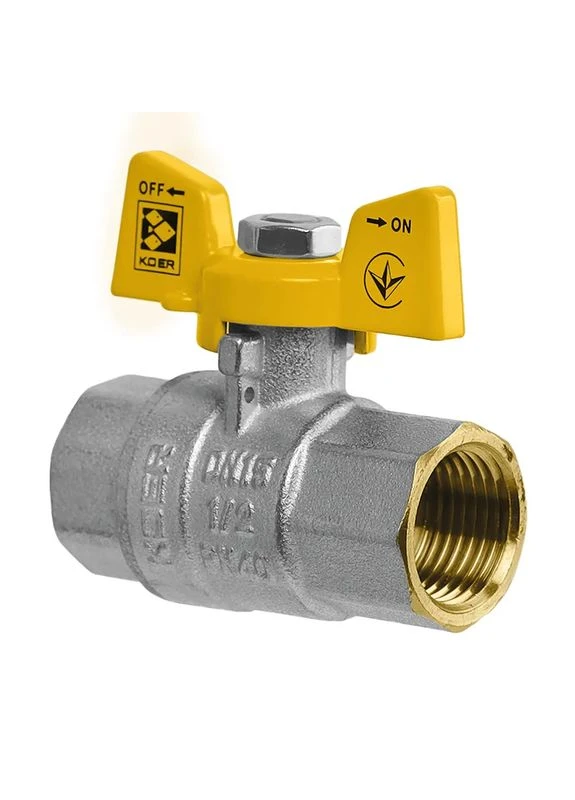 Кран кульовий - 3/4" FF ГГМ (газ) (KR4959) KOER KG.207 (388587075)