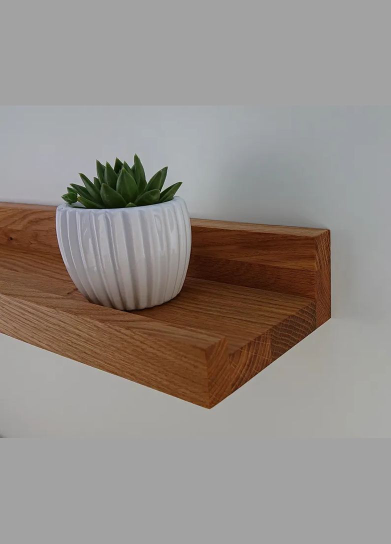 Дубова настінна полиця для фотографій та картин HomeDeco 120*80*500 мм W.W.STYLE (323640186)