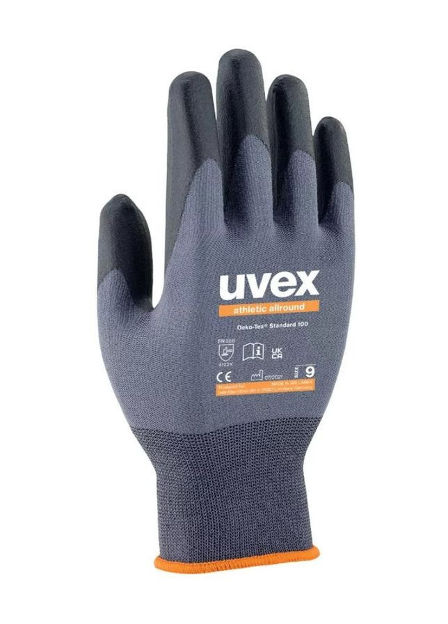 Захисні рукавиці athletic (L/) універсальні (41008) Uvex (289133105)
