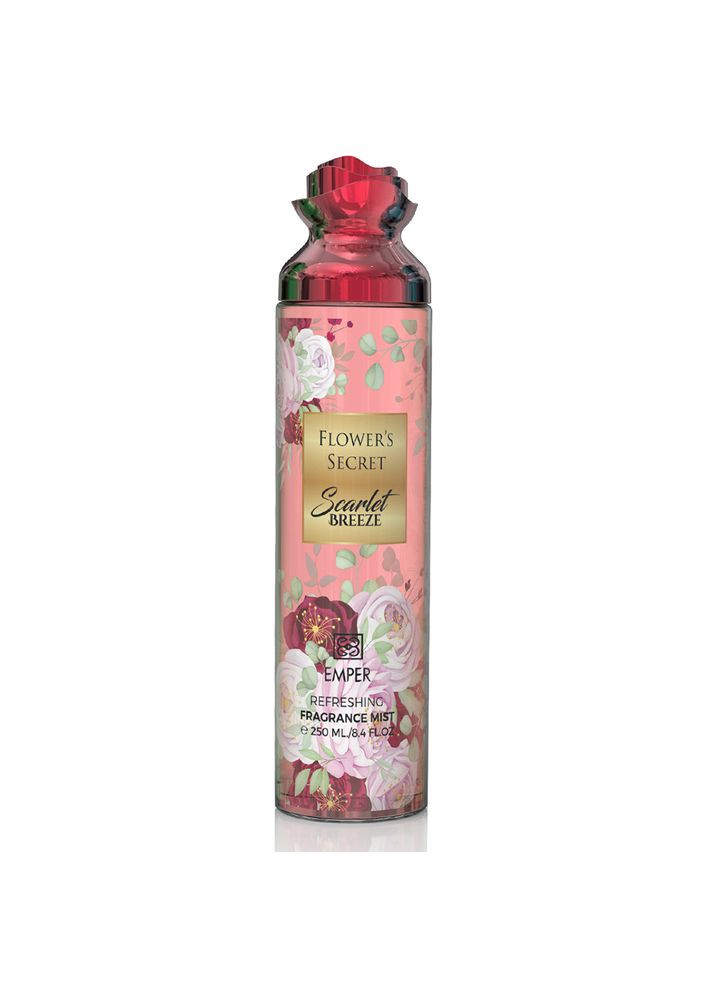 Спрей для тела женский body mist Flower'S Secret Scarlet Breeze - 250 мл Emper (305572057)