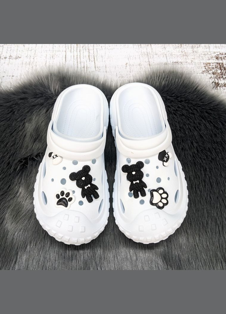 Кроксы женские с джибитсами Jose Amorales (336709096)