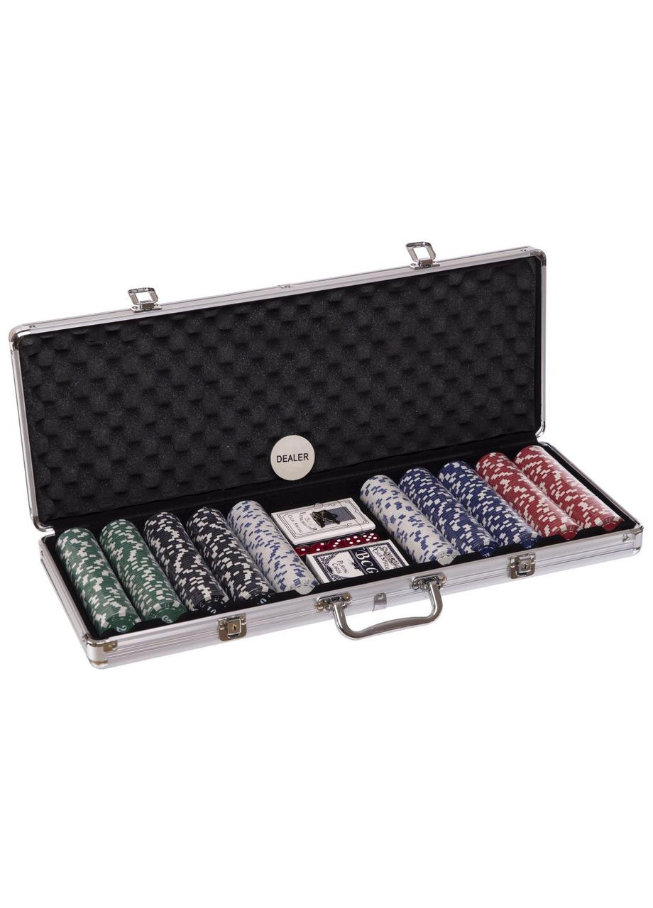 Набор для покера в алюминиевом кейсе IG-2115 500 фишек SP-Sport (323217350)