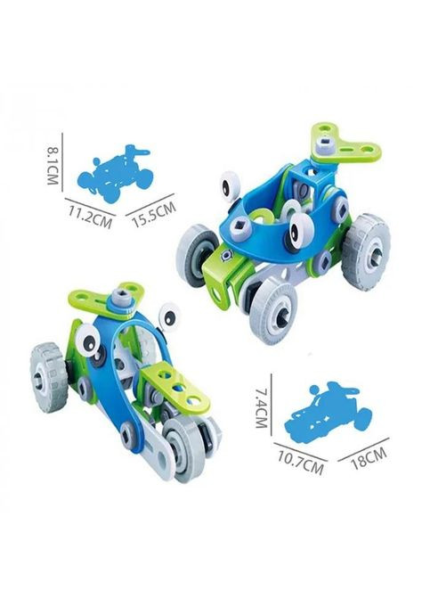 Конструктор Build&Play 2 в 1 "Гоночные машины" HANYE J-7726, 52 элемента No Brand (330608894)