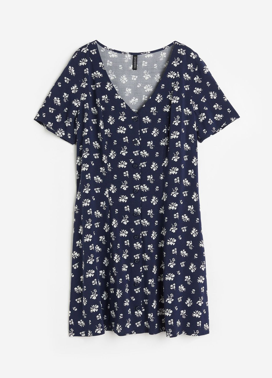 Синя повсякденний плаття, сукня H&M з квітковим принтом