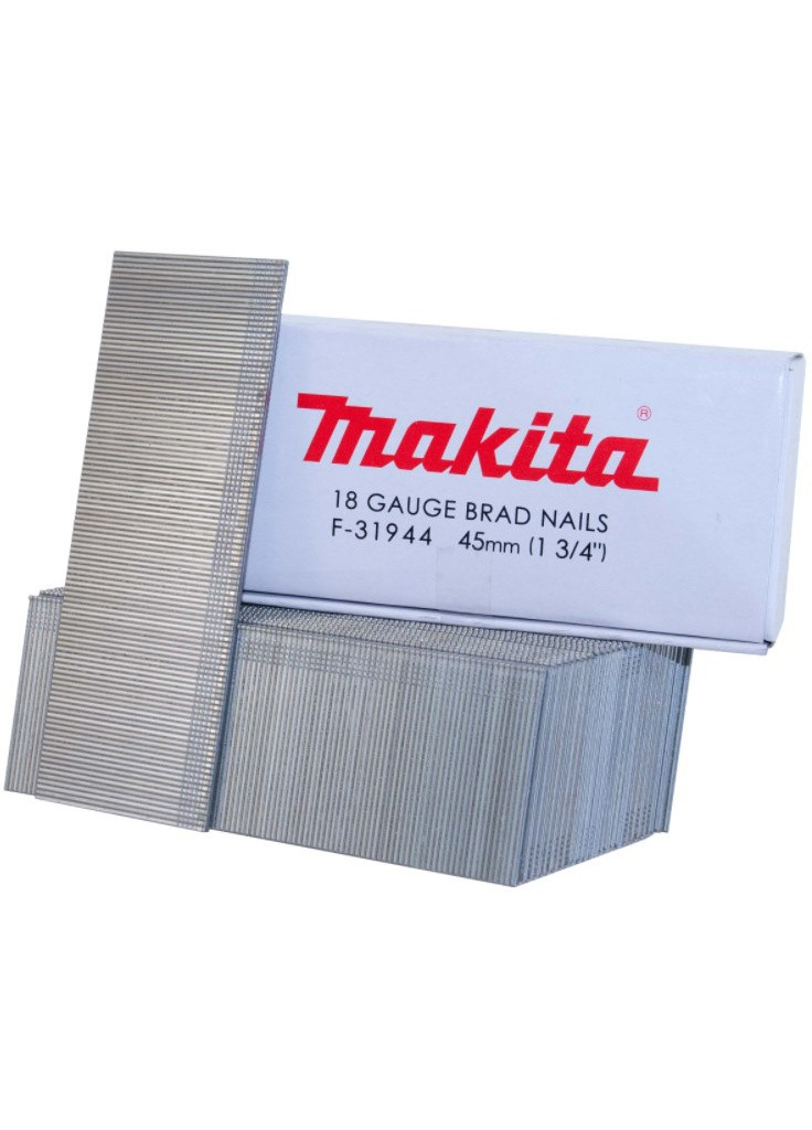 Паркетные гвозди F31944 (1.2х45 мм, 5000 шт) для гвоздезабивних пневмопистолетов (6430) Makita (263434272)