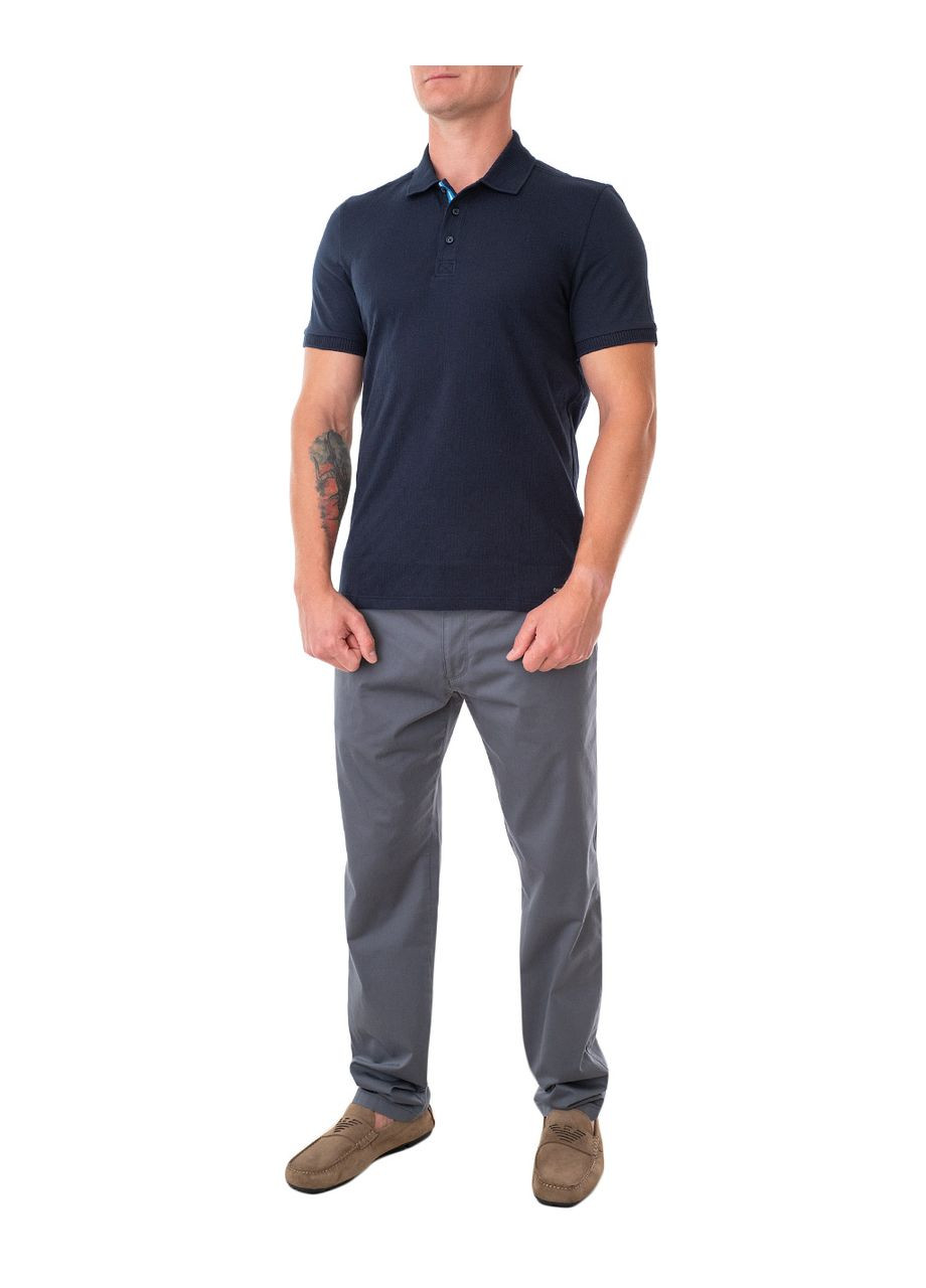 Синяя футболка-поло мужское для мужчин Roy Robson