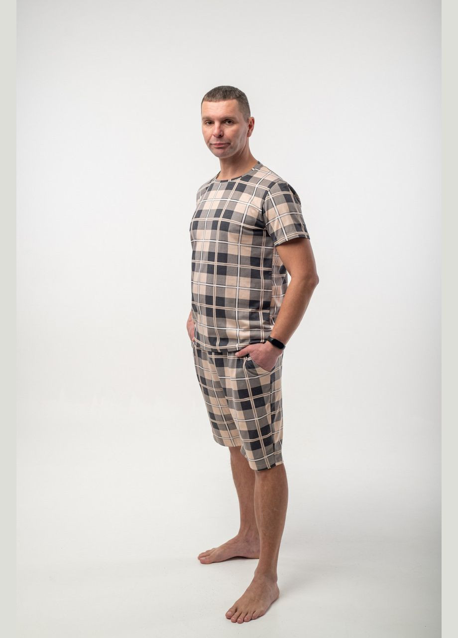 Мужская пижама в клетку V.O.G. (290664959)