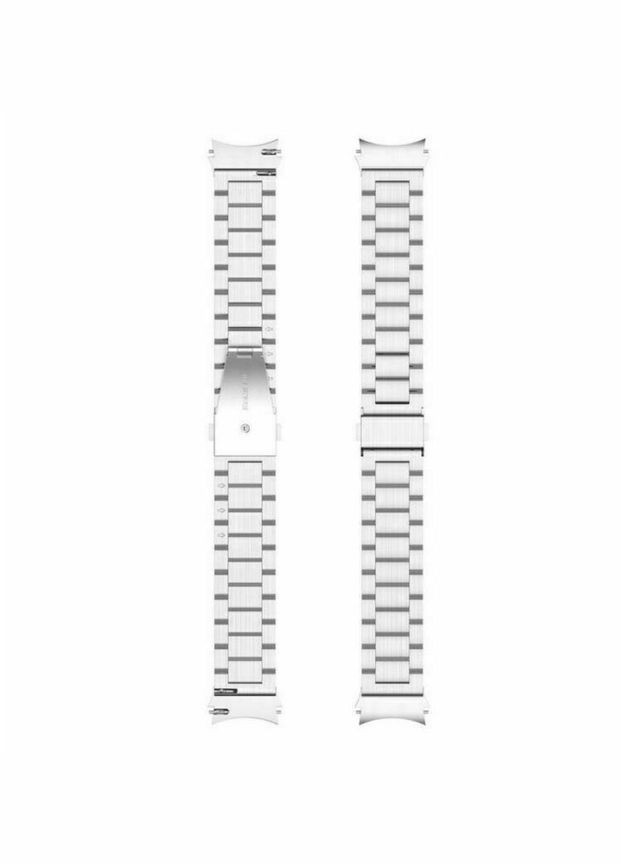 Металлический ремешок для часов Samsung Galaxy Watch 4 44mm SM-R870 - Silver Primolux (266914445)