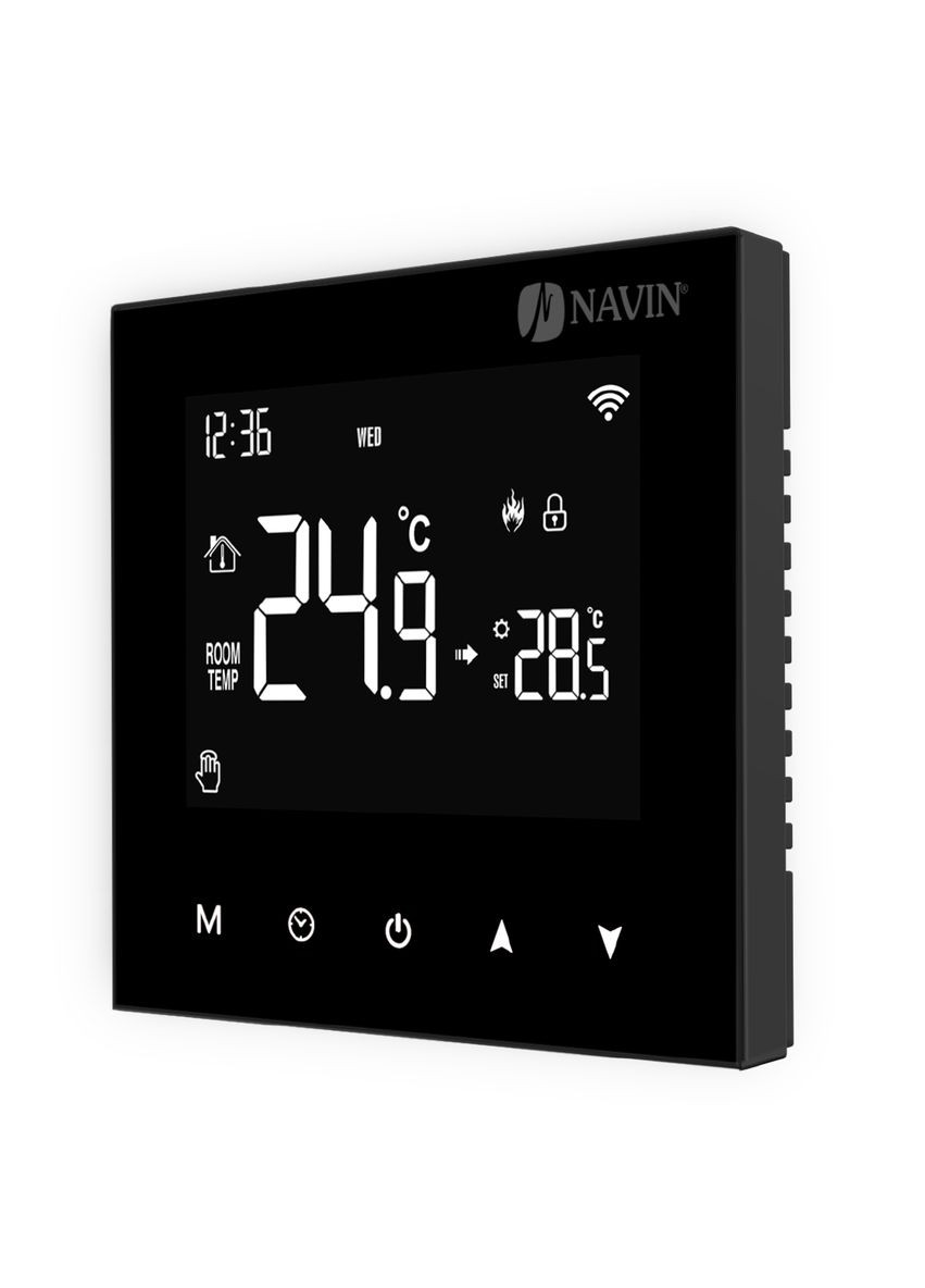 Терморегулятор для котла опалення WT100 B-3А з Wi-Fi 24-204273-8686 Navin (303627852)