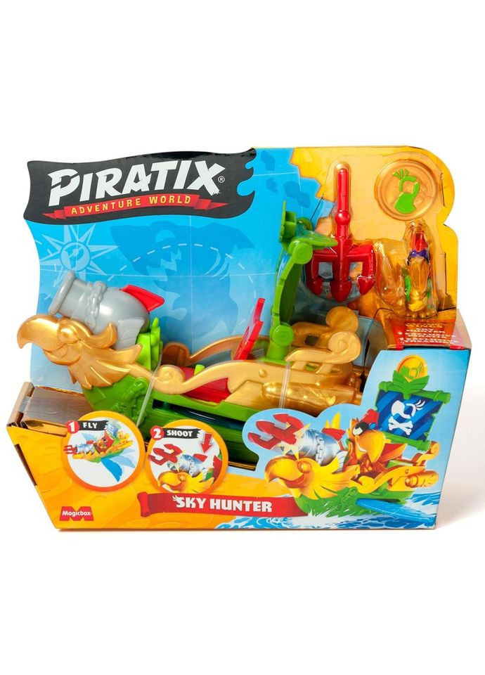 Детский игрушечный набор с фигурками "Пиратский корабль Небесный охотник" PIRATIX PPXSP114IN10 No Brand (362568969)