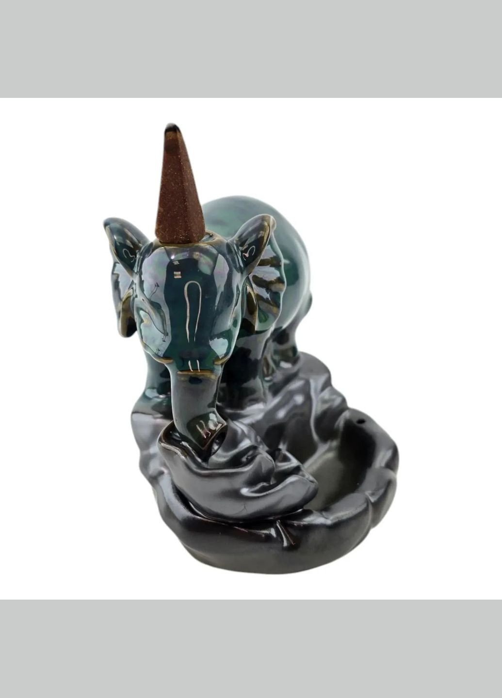 Підставка для пахощів Back Flow "Слон удачі" (12,5 х9, 5х11, 5 см) No Brand (316717829)