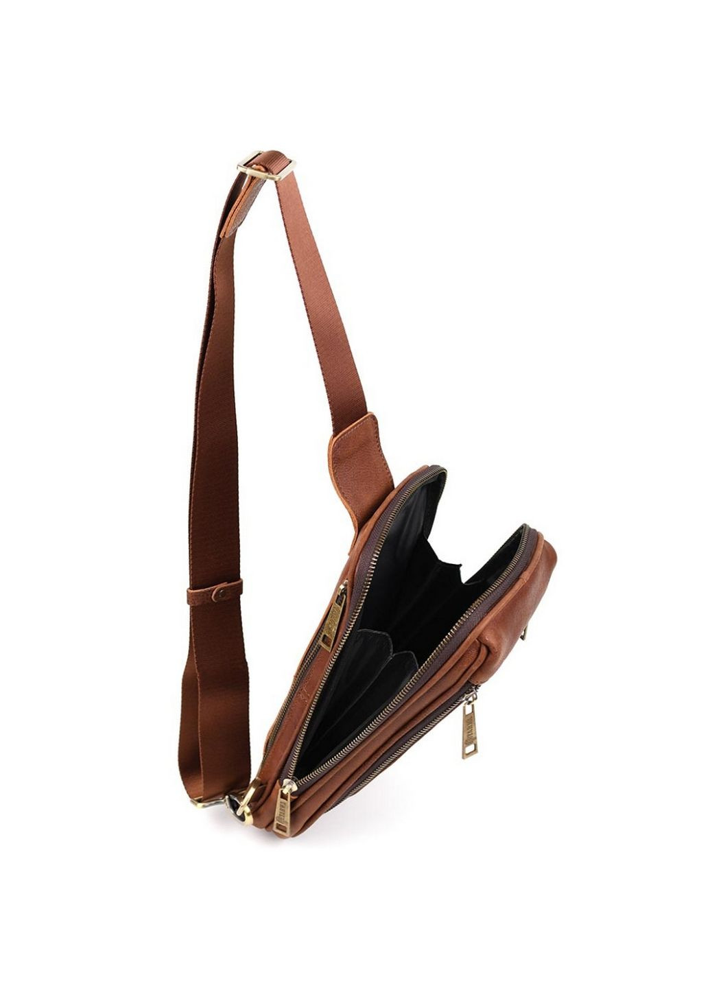 Чоловіча шкіряна сумка через плече 23х28х4 см TARWA (315870197)