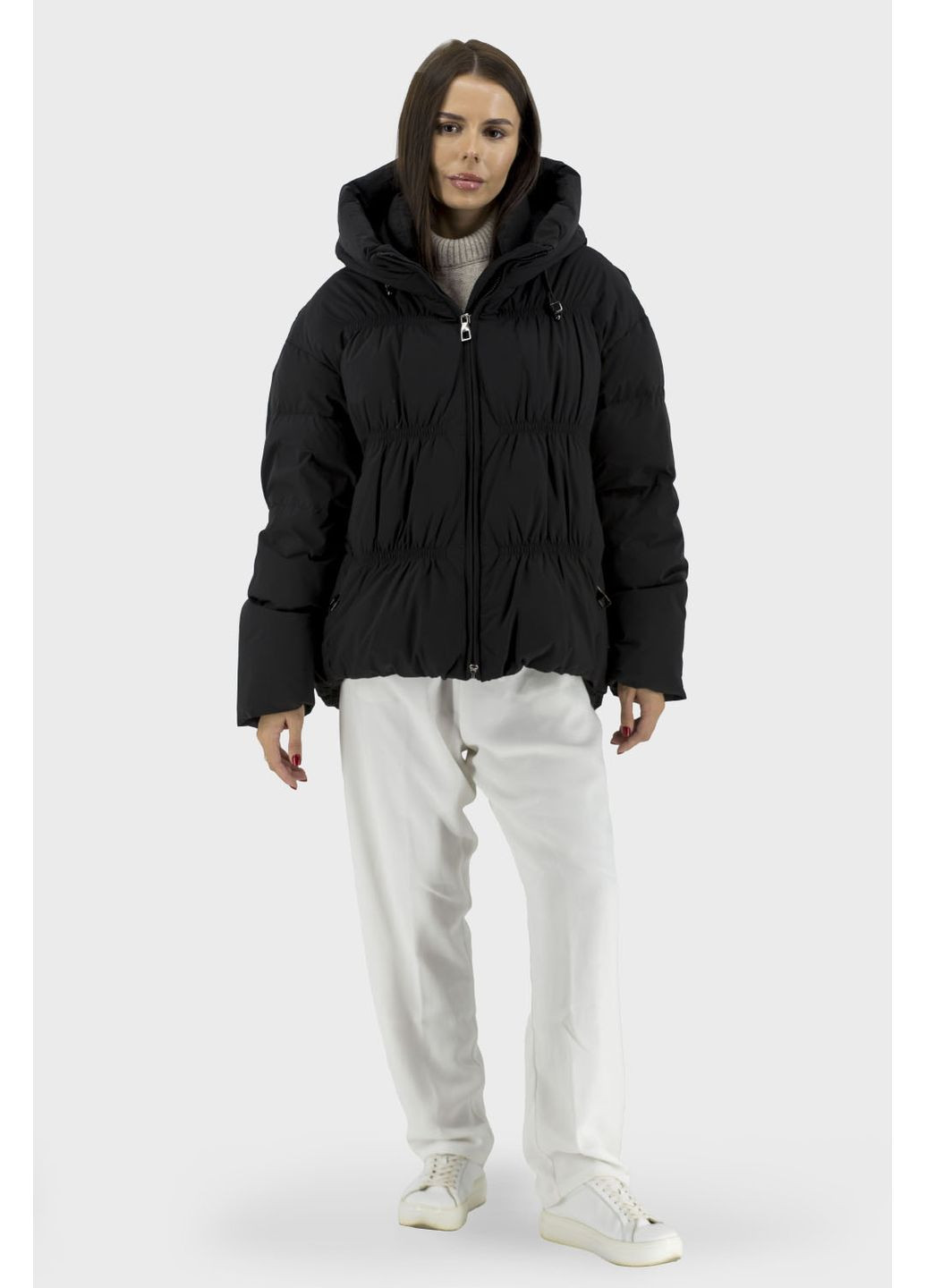 Чорний зимній Пуховик No Brand