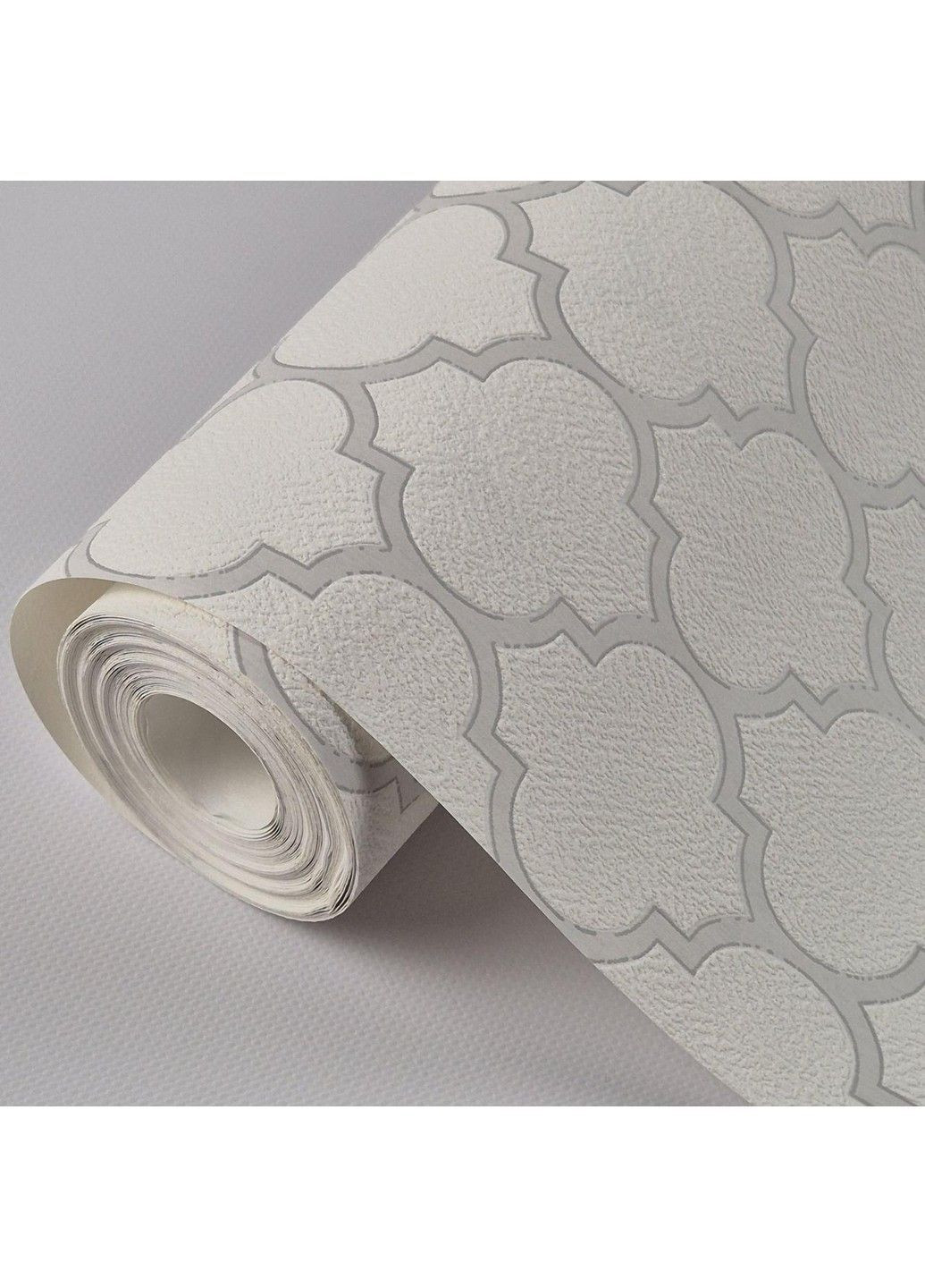 Шпалери вініл на флізеліні 0.53 × 10.05 м 57144, молочні для спальні, вітальні, коридору MARBURG (368895829)