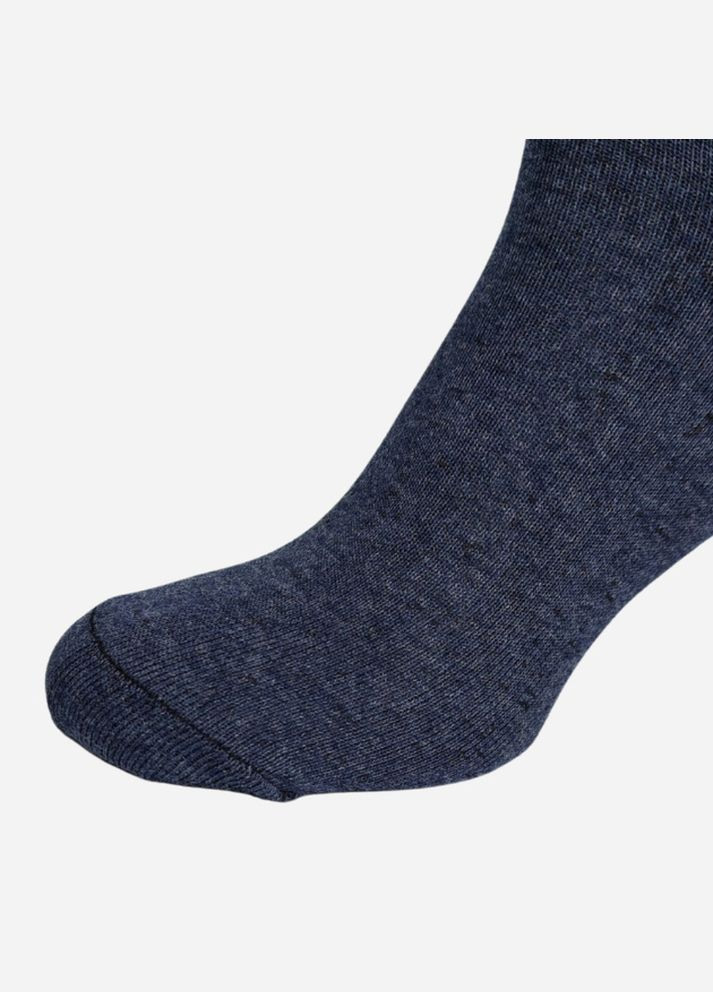 Чорні набір чоловічих шкарпеток класичних високих classic 6 пар синій Лео однотонні (336213586)