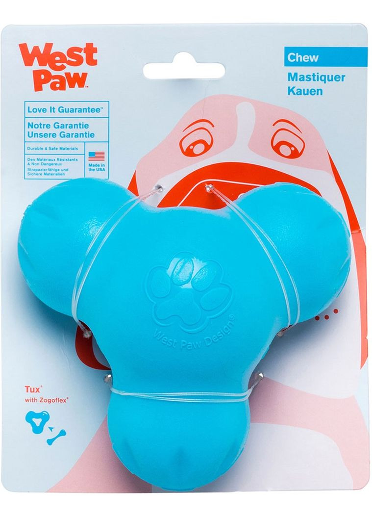Игрушка для собак Tux Large Aqua ZG041AQA 13 см (747473621409) West Paw (315717818)