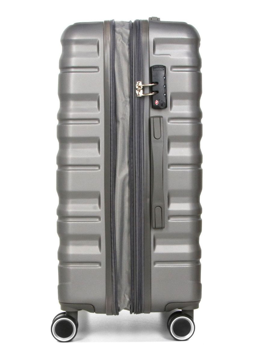 Валіза Франція середня M сіра 66х43х26(+5)см/75л/3.7кг/ 628 WORLDLINE (324802362)