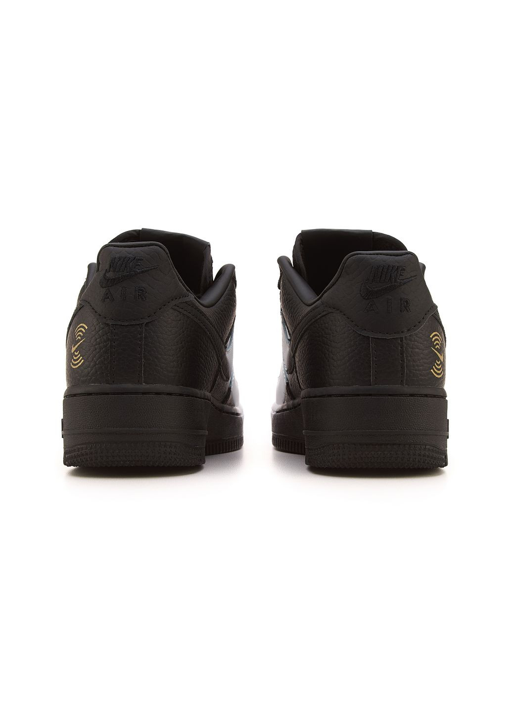 КРОСІВКИ ЖІНОЧІ NIKE AIR FORCE 1 ANNIVERSARY EDITION BLACK WHITE НАЙК АІР ФОРС 1 ПРЕМІУМ No Brand чорні демісезони (368862353)