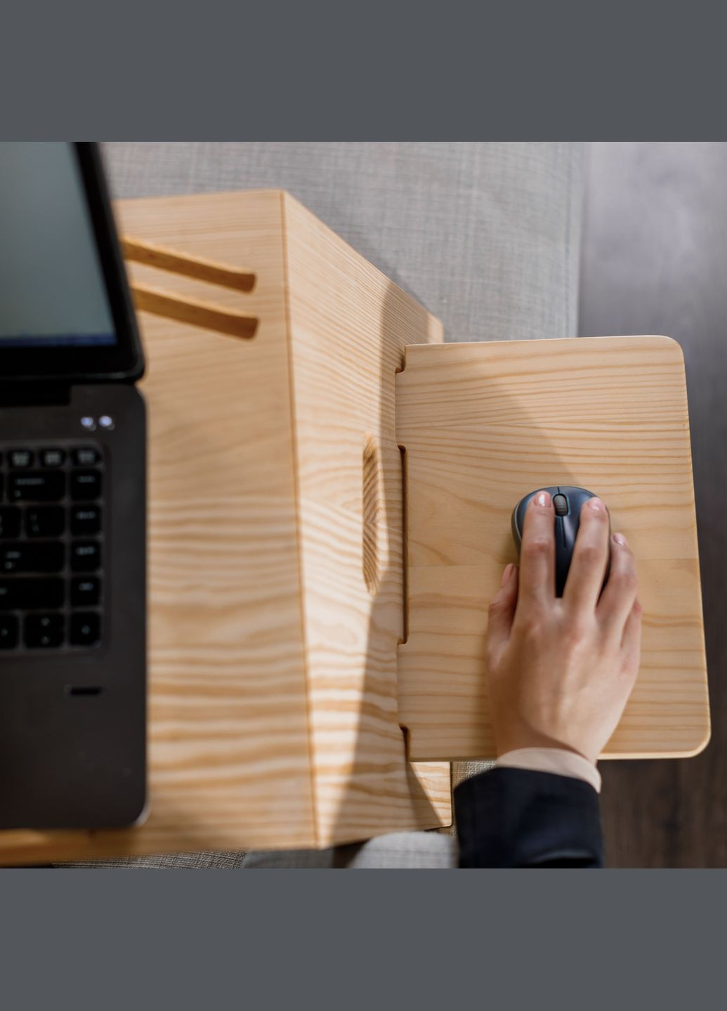 Компьютерный стол 73х34х27 см с углом столешницы 10° и подставкой для мышки K3 Craft Sleek (329407047)