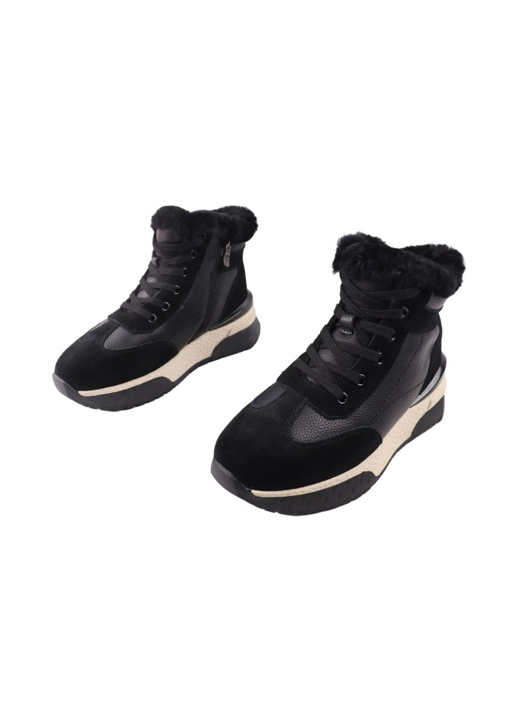 Черевики жіночі чорні натуральна шкіра Sorte Lady 164-25ZHS (308862607)