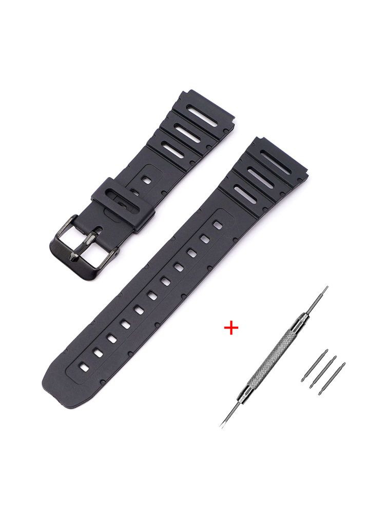 Ремешок для часов Casio G-Shock 20 мм черный полимерный унисекс ремешок для мужчин и женщин ProDobro (367266516)