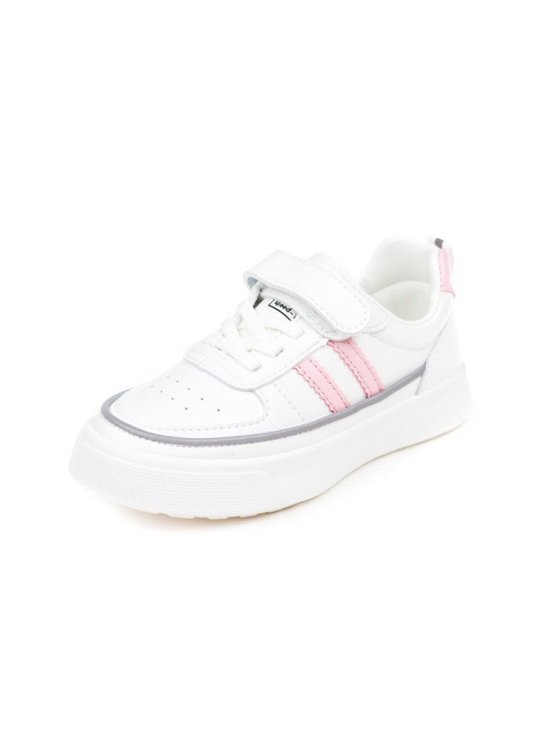 Белые всесезонные кроссовки Fashion L3520 бел.роз.(25-30)
