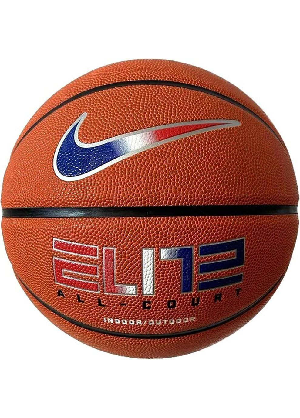 Баскетбольный Мяч ELITE ALL COURT 8P 2.0 DEFLATED оранжевый Уни 7 Nike (282317872)