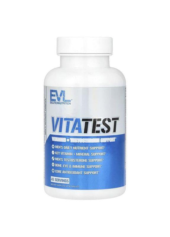 Вітаміни для чоловіків VitaTest 90 таб. EVLution Nutrition (346513673)